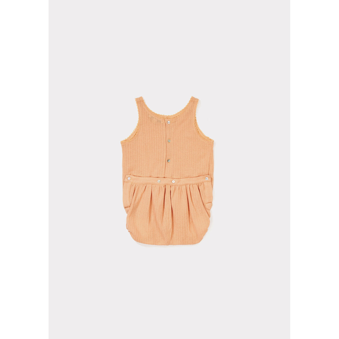 Caramel Coral Pink Lunzer Romper