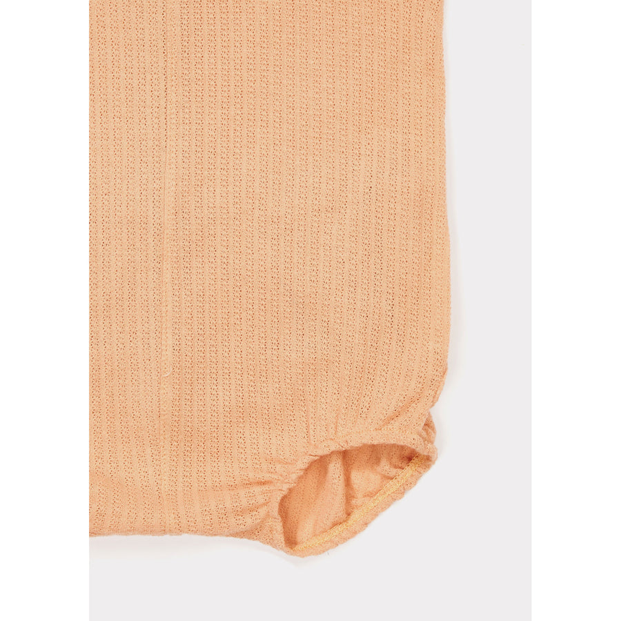 Caramel Coral Pink Lunzer Romper