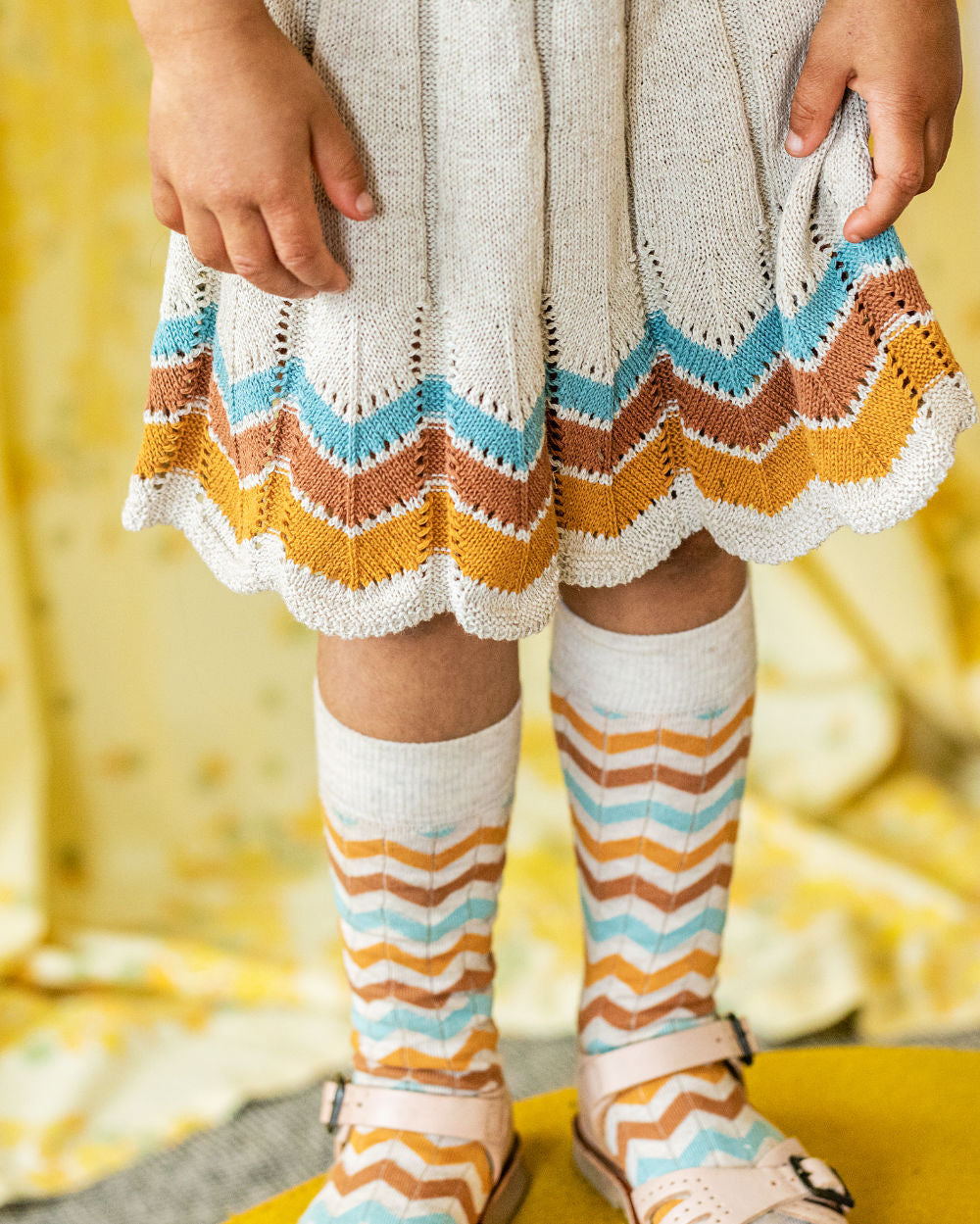 Mabli accessories Mabli Sand Multi Igam Ogam Socks