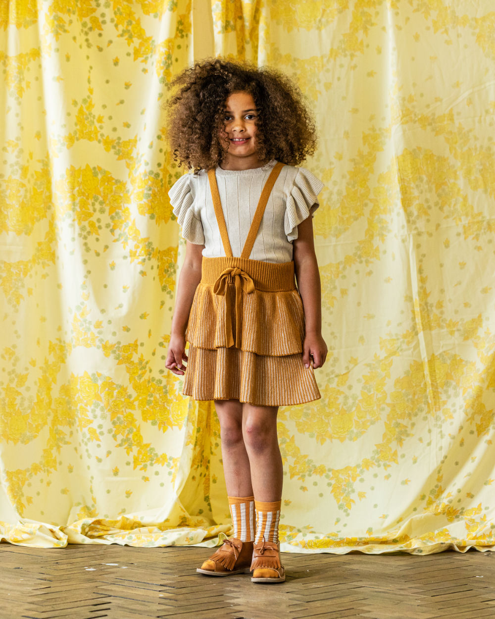Mabli bottoms Mabli Marigold Sand Tiron Skirt