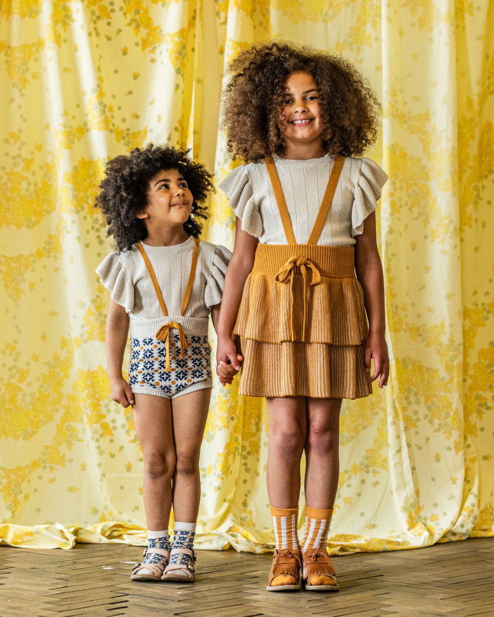 Mabli bottoms Mabli Marigold Sand Tiron Skirt