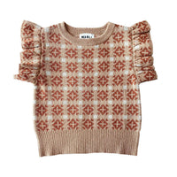 Mabli knitwear Mabli Putty Ffion Singlet