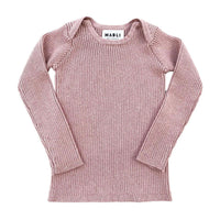 Mabli knitwear Mabli Rosy Ebrill Skinny Rib Pullover