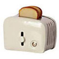 Maileg Miniature Toaster & Bread - Off White