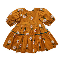 Pink Chicken Maribelle Dress - Gold Flower