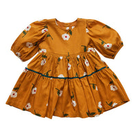 Pink Chicken Maribelle Dress - Gold Flower