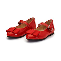 Age of Innocence Red Leather Ellen Mary Janes