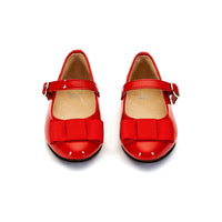 Age of Innocence Red Leather Ellen Mary Janes