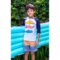 Appaman Dots Mid Length Swim Trunks