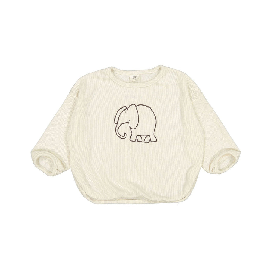 MIMI MARKET tees Mimi Market Ivory Elephant Tee