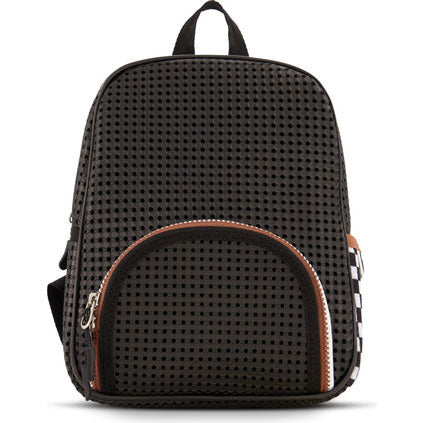 Light Plus Nine Little Miss Mini Backpack Checkered Black