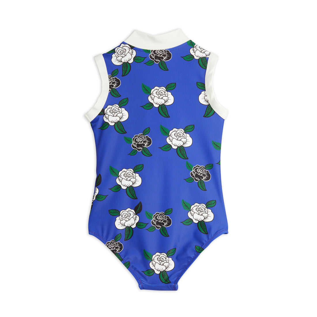 Mini Rodini swim Mini Rodini Roses Uv Zip Swimsuit