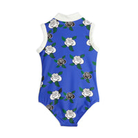 Mini Rodini swim Mini Rodini Roses Uv Zip Swimsuit