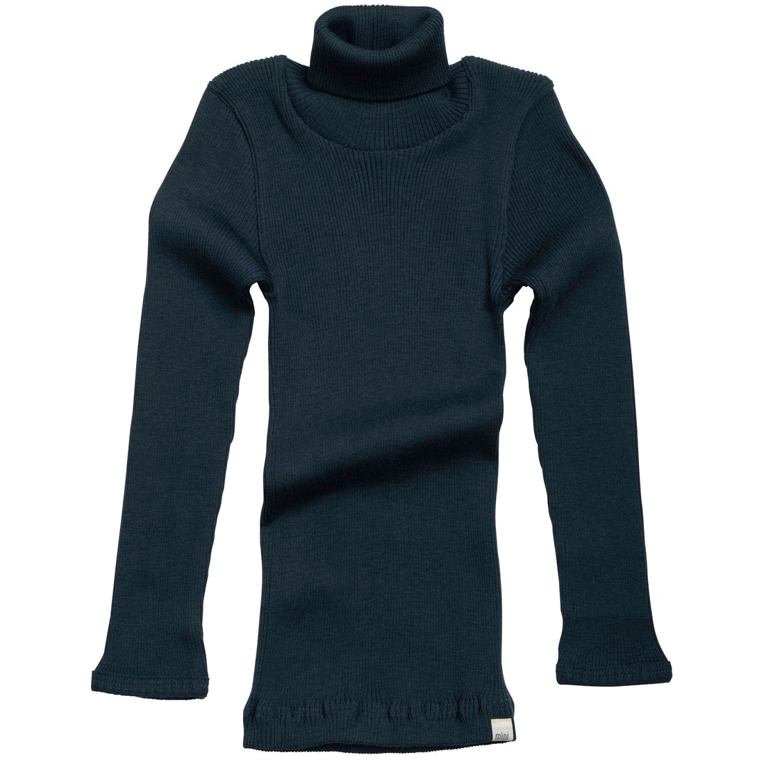 minimalisma knitwear Minimalisma Navy Teal Alf Turtleneck
