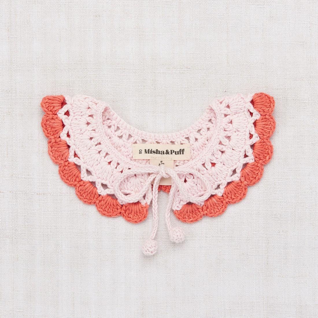 Misha and Puff accessories OS Misha and Puff English Rose Crochet Scallop Skating Collar
