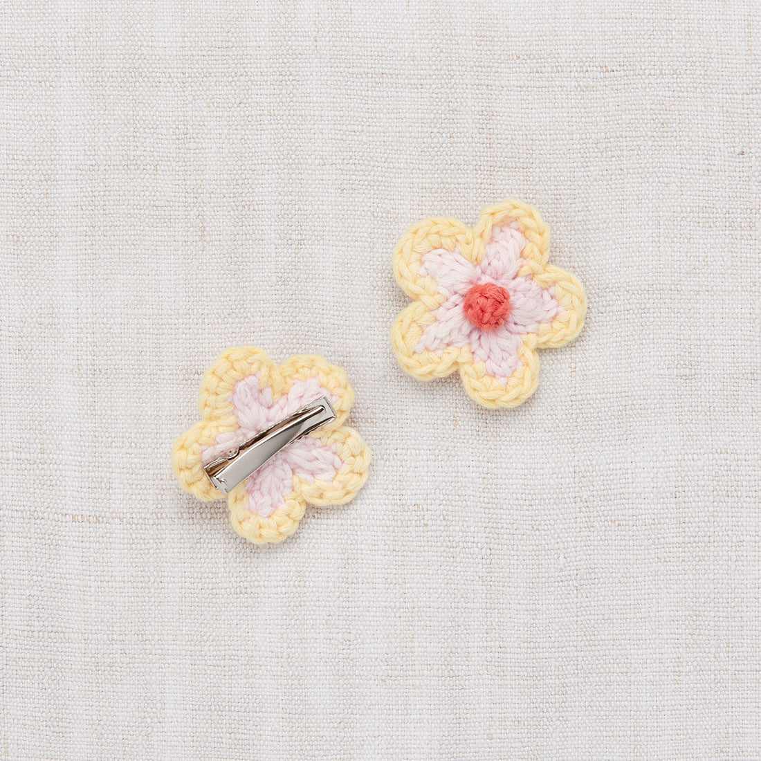 Misha and Puff accessories OS Misha and Puff English Rose Medium Flower Clip Set