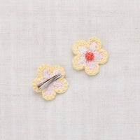 Misha and Puff accessories OS Misha and Puff English Rose Medium Flower Clip Set