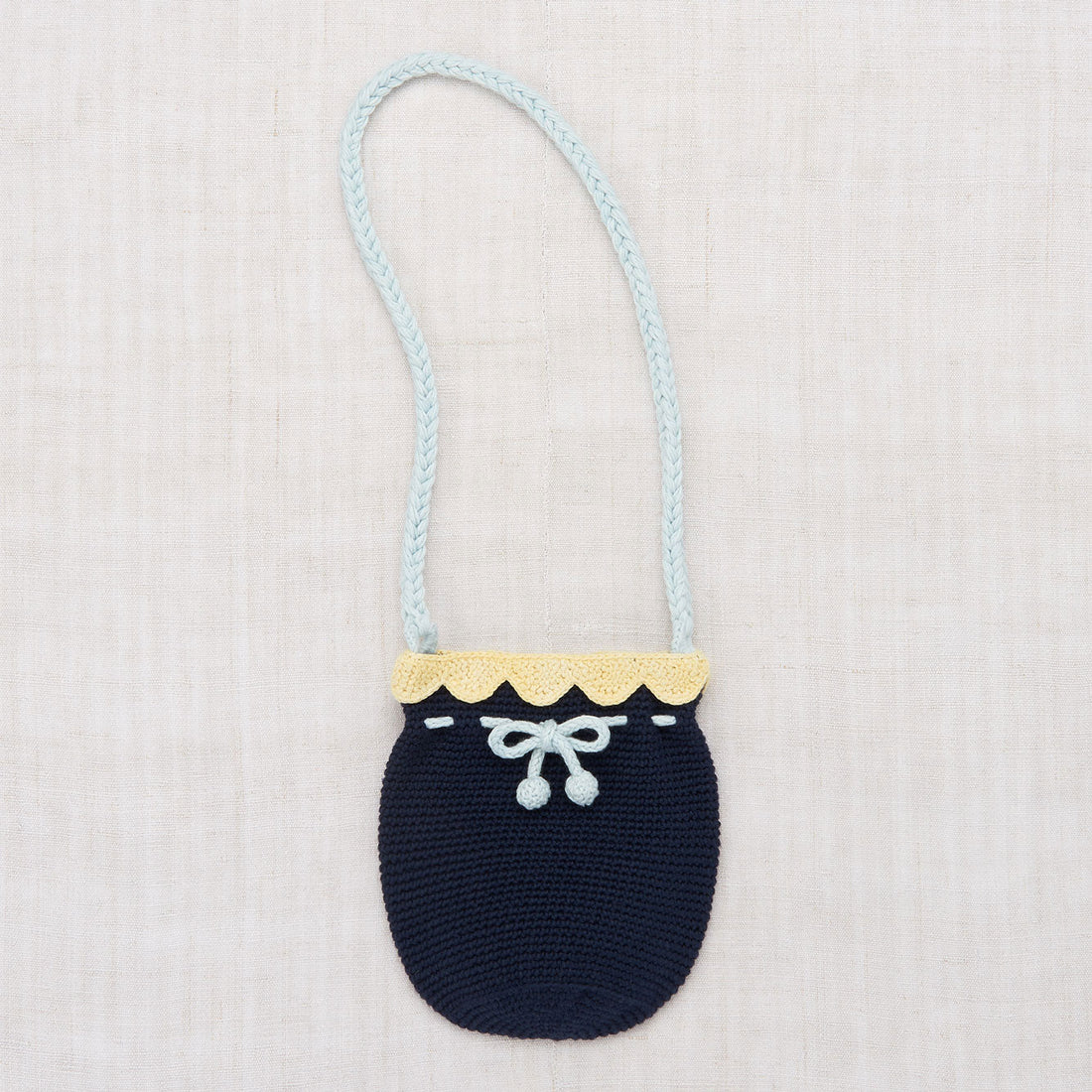 Misha and Puff accessories OS Misha and Puff Maritime Blue Crochet Shoulder Bag