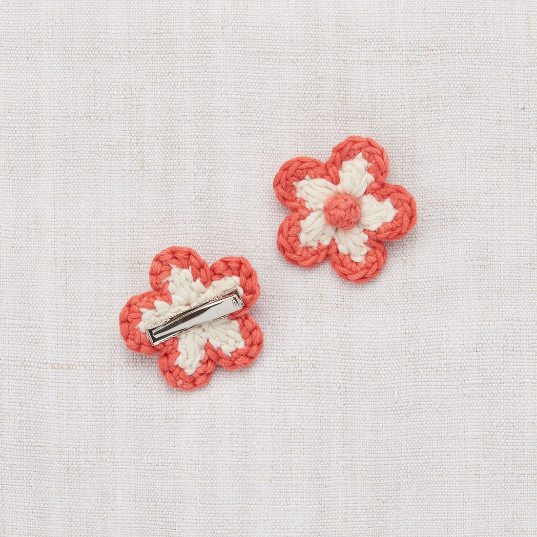 Misha and Puff accessories OS Misha and Puff Melon Medium Flower Clip Set