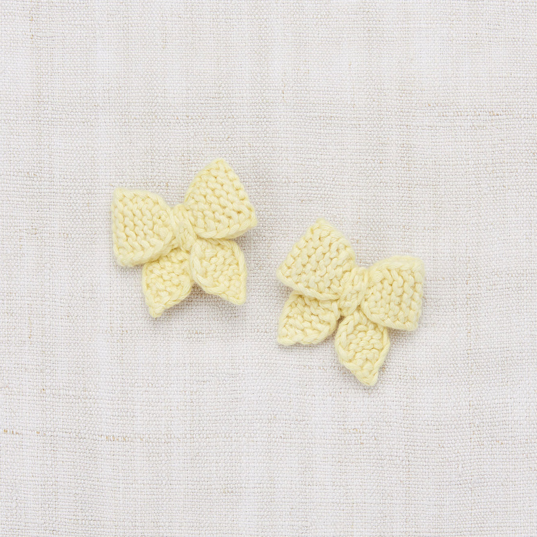 Misha and Puff accessories OS Misha and Puff Vintage Yellow Baby Puff Bow Set