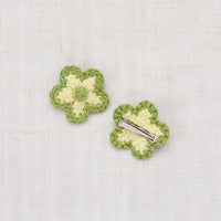 Misha and Puff accessories OS Misha and Puff Vintage Yellow Medium Flower Clip Set