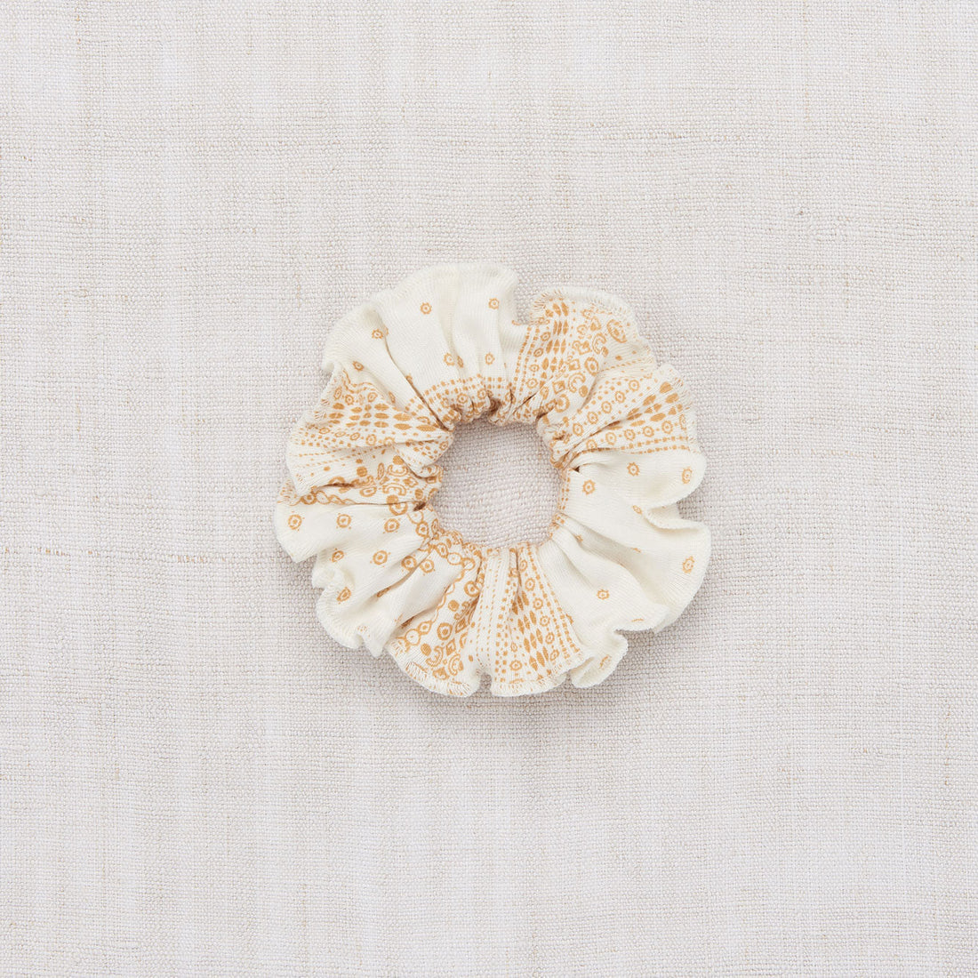 Misha and Puff accessories OS Misha and Puff Winter Cream Patchwork Bandana Scrunchie