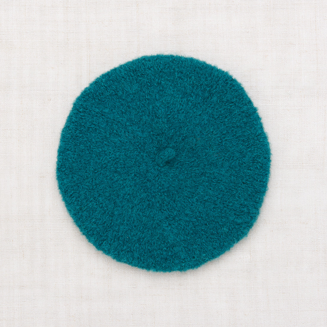 Misha and Puff Boucle Simple Beret - Peacock