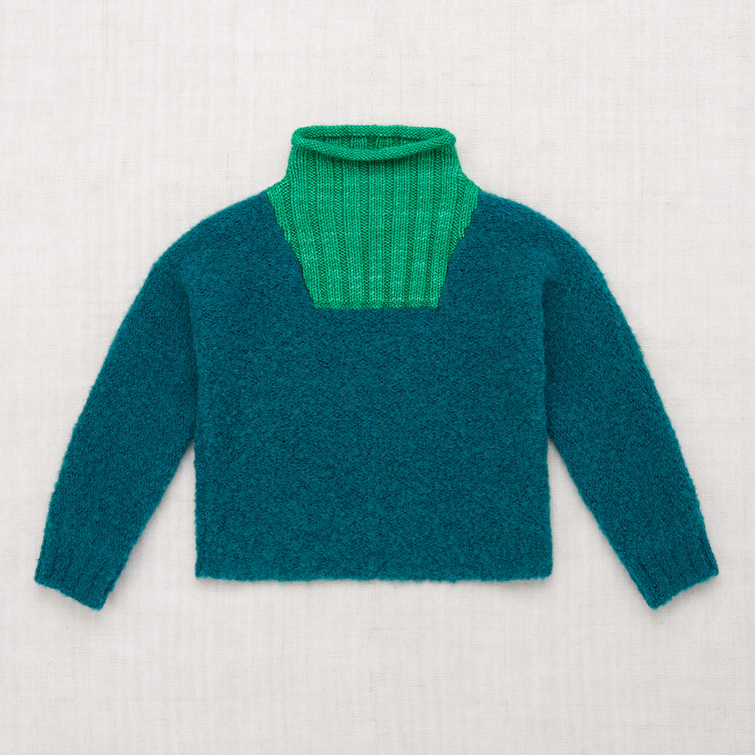 Misha and Puff Boucle Ski Sweater - Peacock