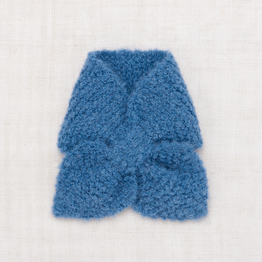 Misha and Puff Boucle Sledding Scarf - Dusk