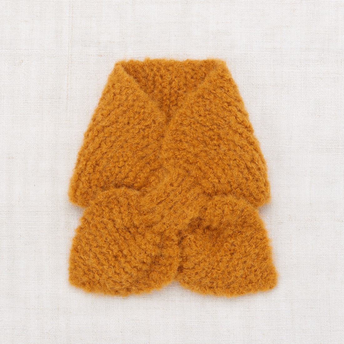 Misha and Puff Boucle Sledding Scarf - Marigold