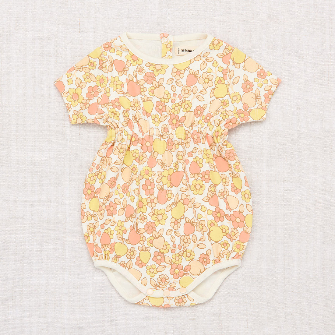 Misha and Puff Sunflower Orchard Print Balloon Romper
