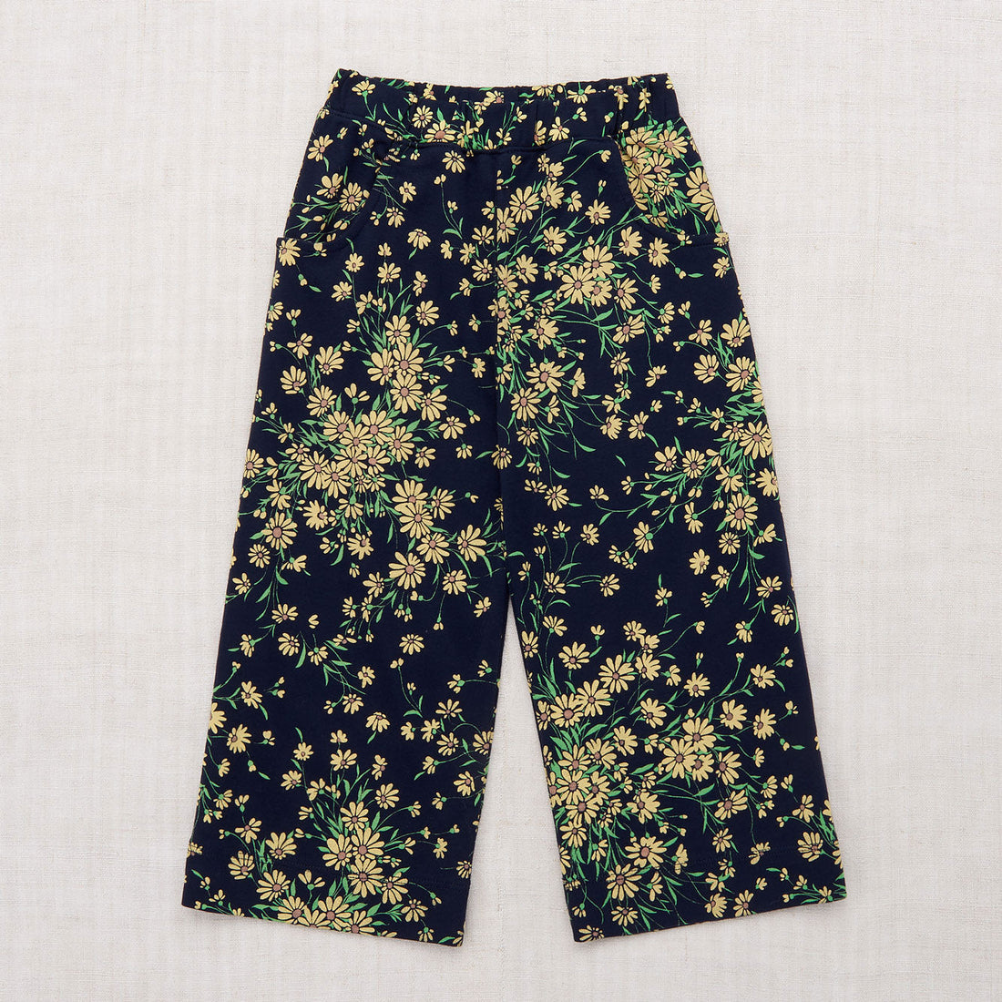 Misha and Puff bottoms Misha and Puff Maritime Blue Wild Daisy Beach Pant
