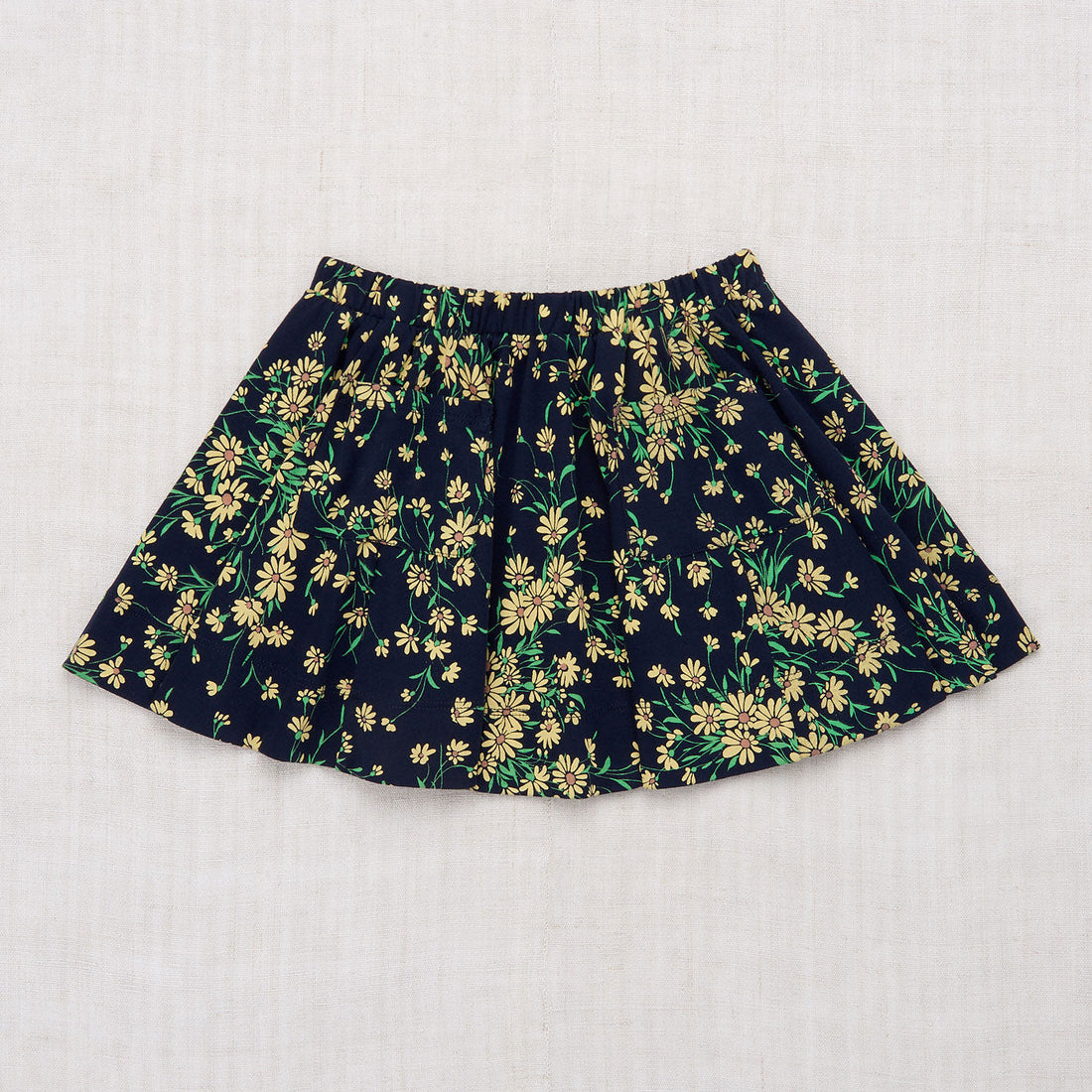 Misha and Puff bottoms Misha and Puff Maritime Blue Wild Daisy Circle Skirt