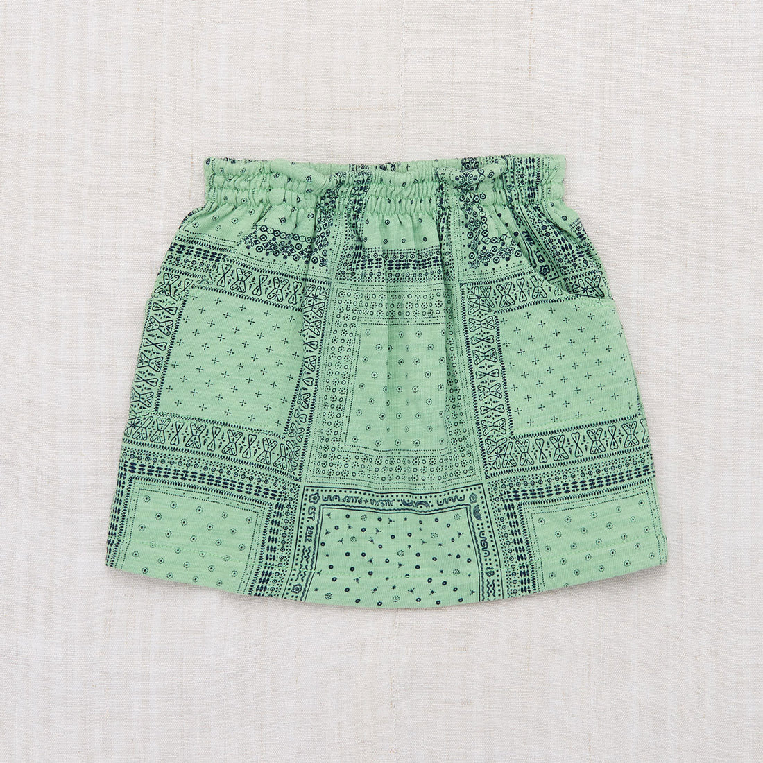 Misha and Puff bottoms Misha and Puff Peapod Patchwork Bandana Bell Skirt
