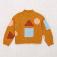 Misha and Puff Boucle Basic Square Sweater - Marigold
