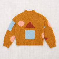 Misha and Puff Boucle Basic Square Sweater - Marigold