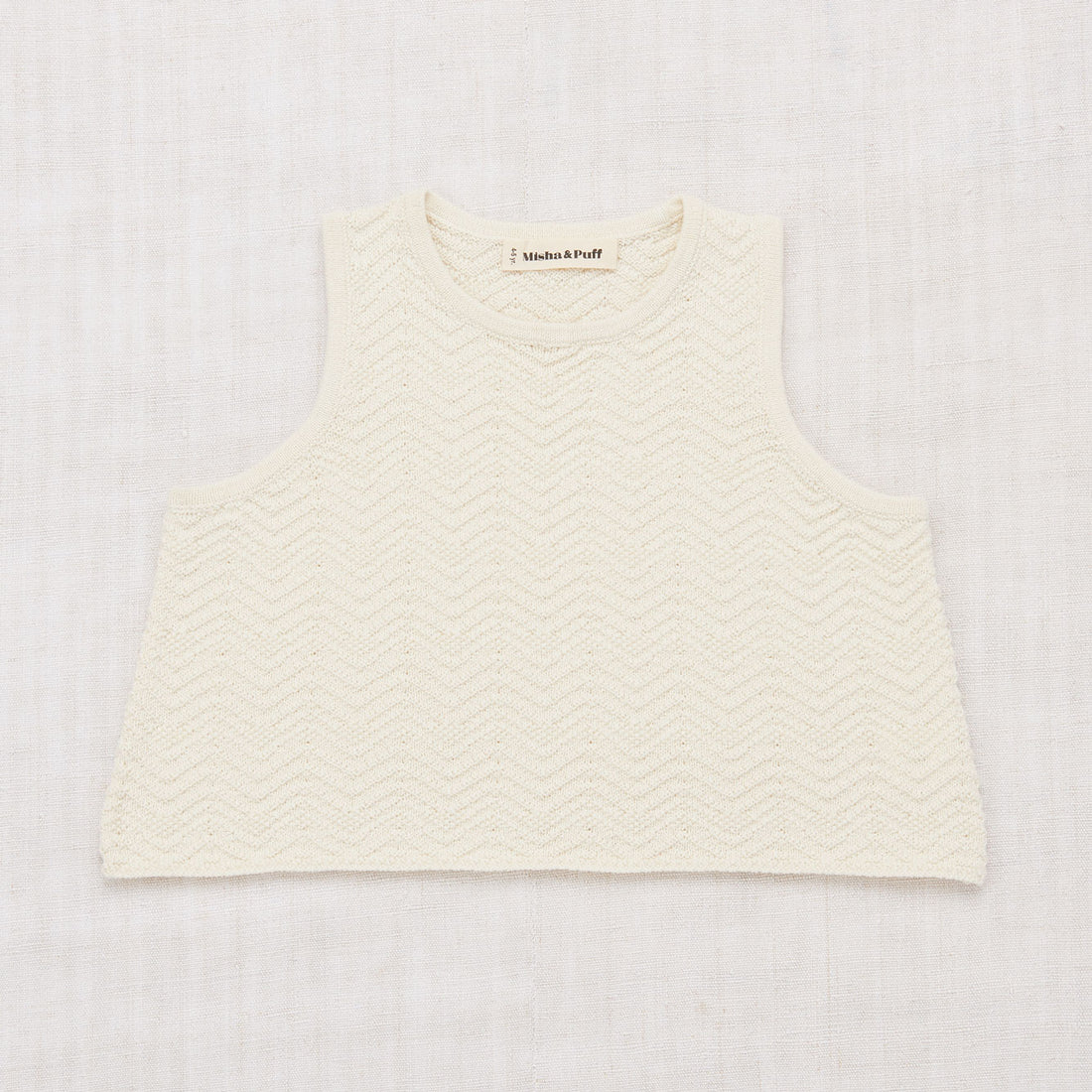 Misha and Puff Vanilla Chevron Tank