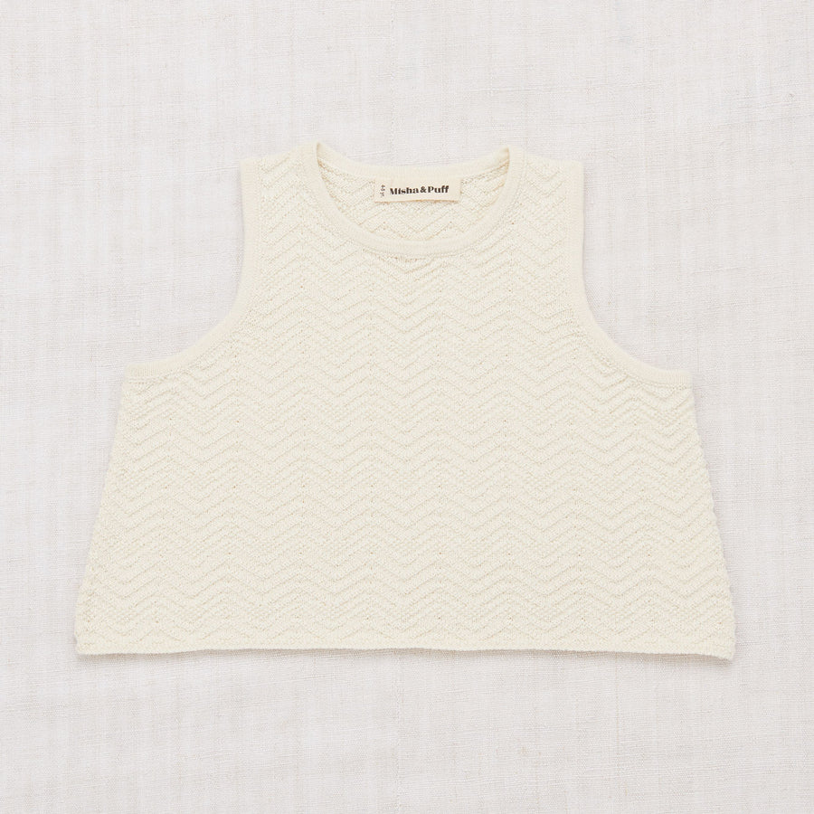 Misha and Puff Vanilla Chevron Tank