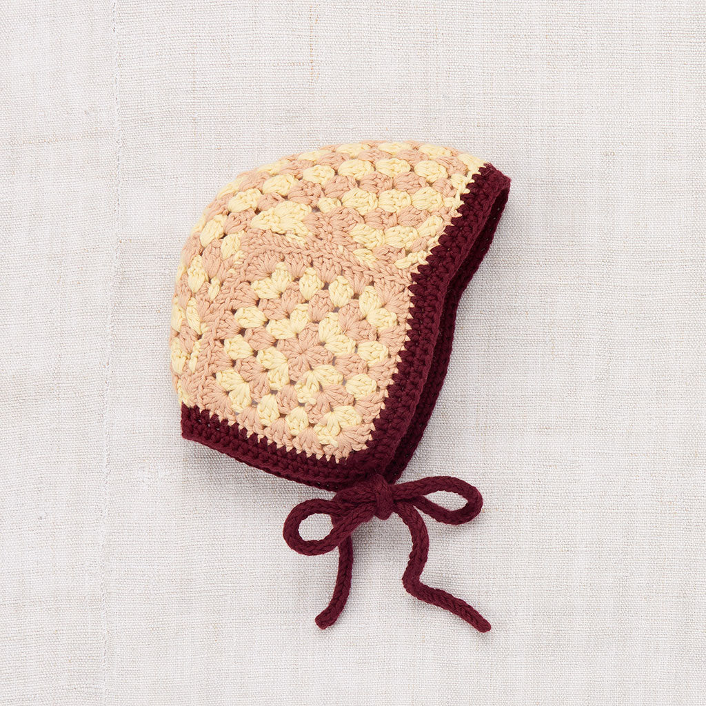 Misha & Puff Clay Crochet Bonnet