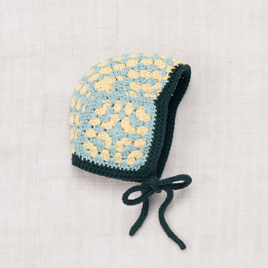 Misha & Puff Spruce Crochet Bonnet