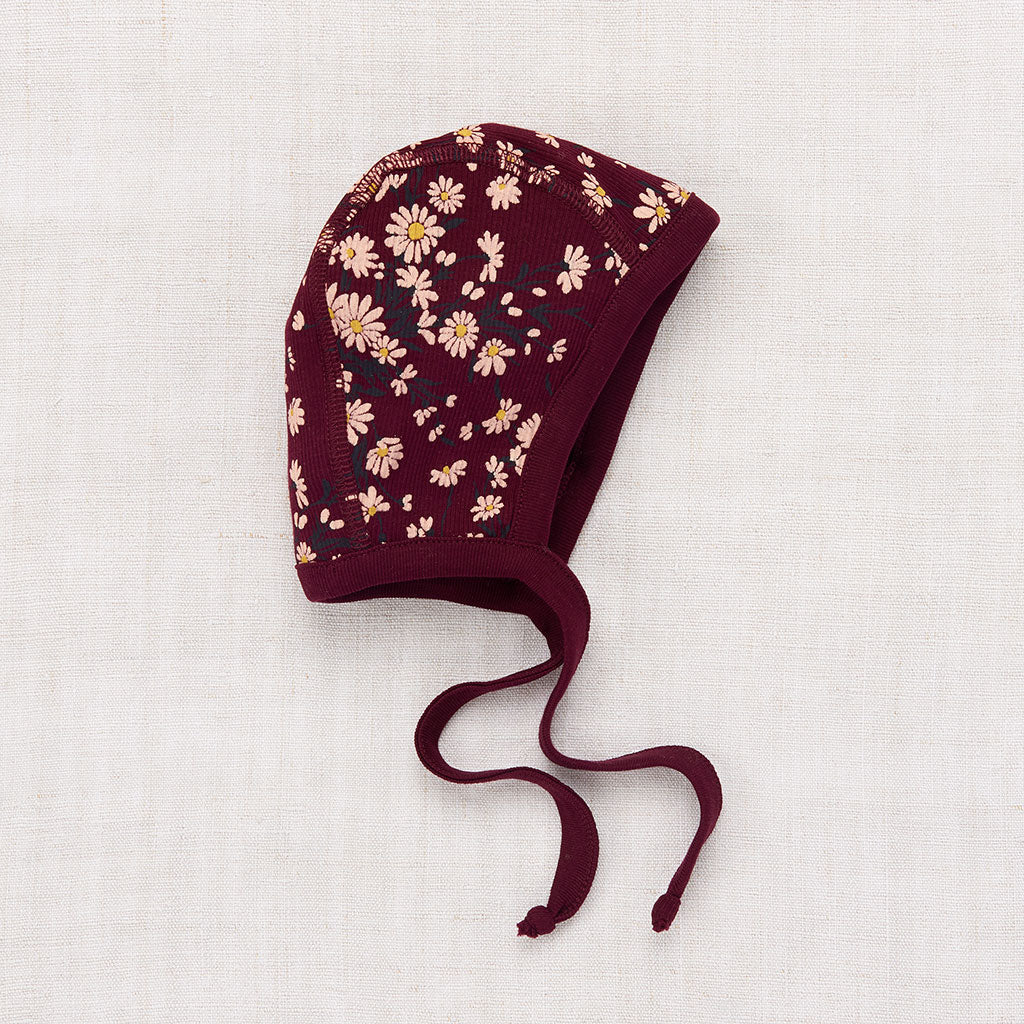 Misha & Puff Burgundy Wild Daisy Bonnet