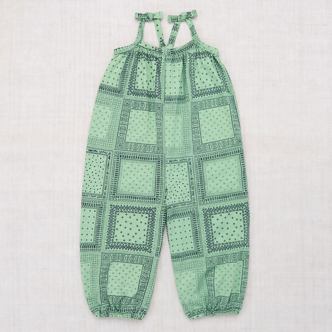 Misha and Puff dresses Misha and Puff Peapod Patchwork Bandana Bucket Overalls