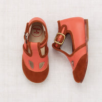 Misha and Puff Elmwood T-Strap Flats - Red Flame