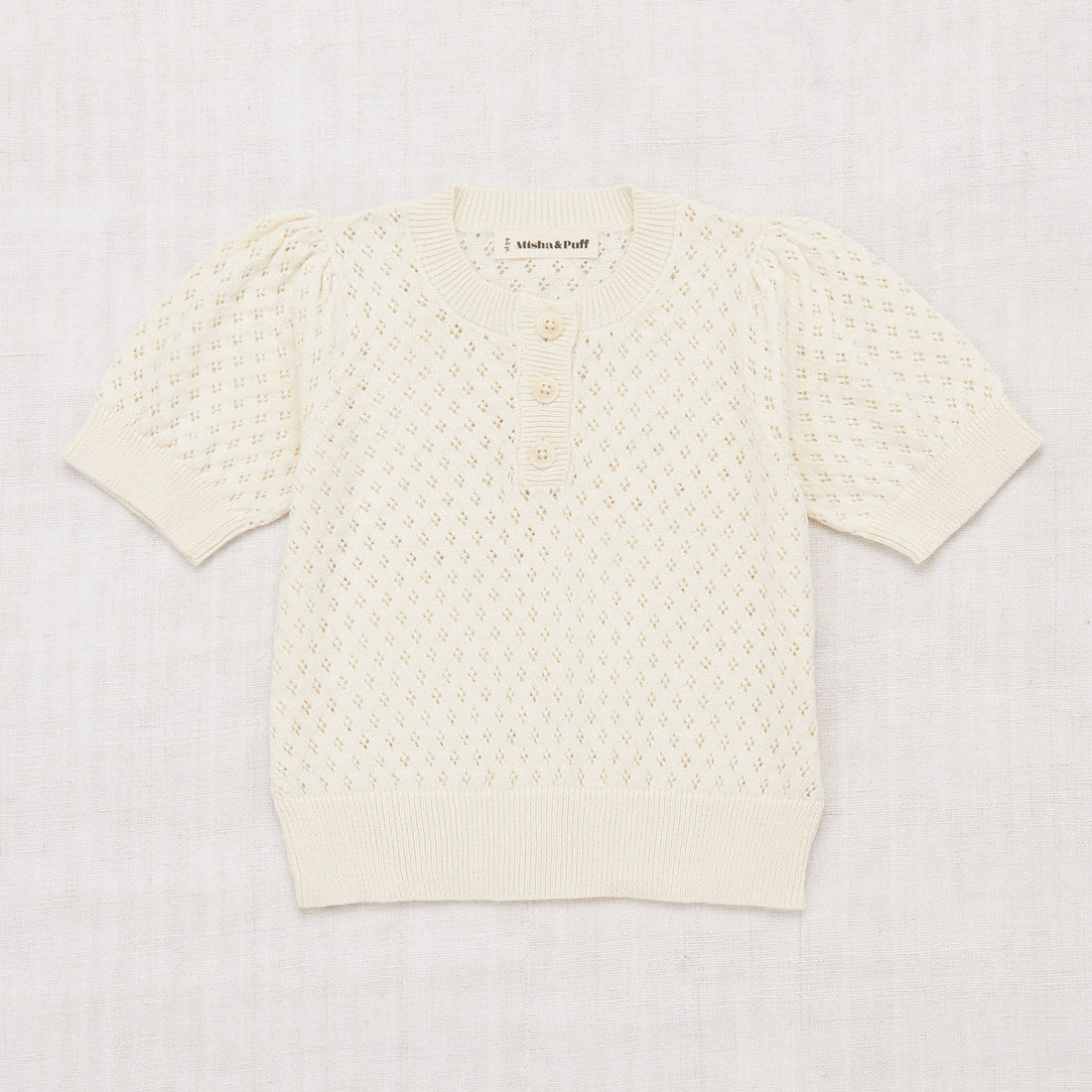 Misha and Puff Vanilla Eyelet Blouse