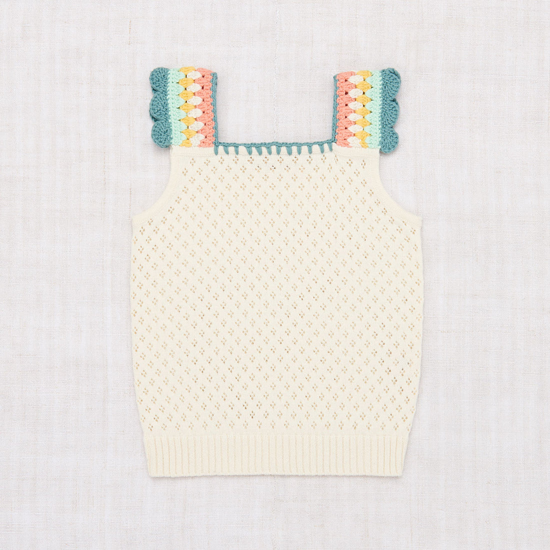 Misha and Puff Vanilla Eyelet Tank