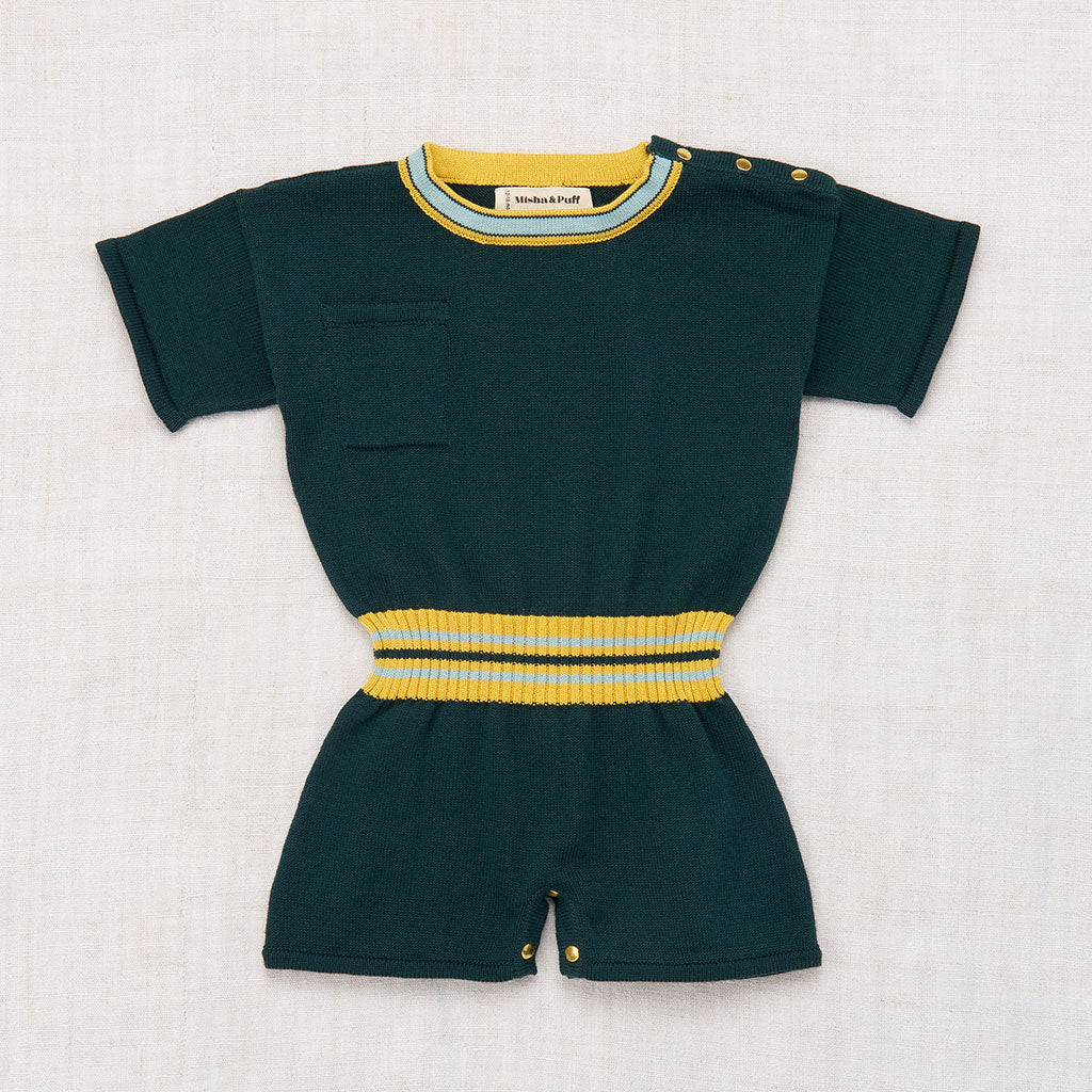 Misha & Puff Spruce Field Day Playsuit