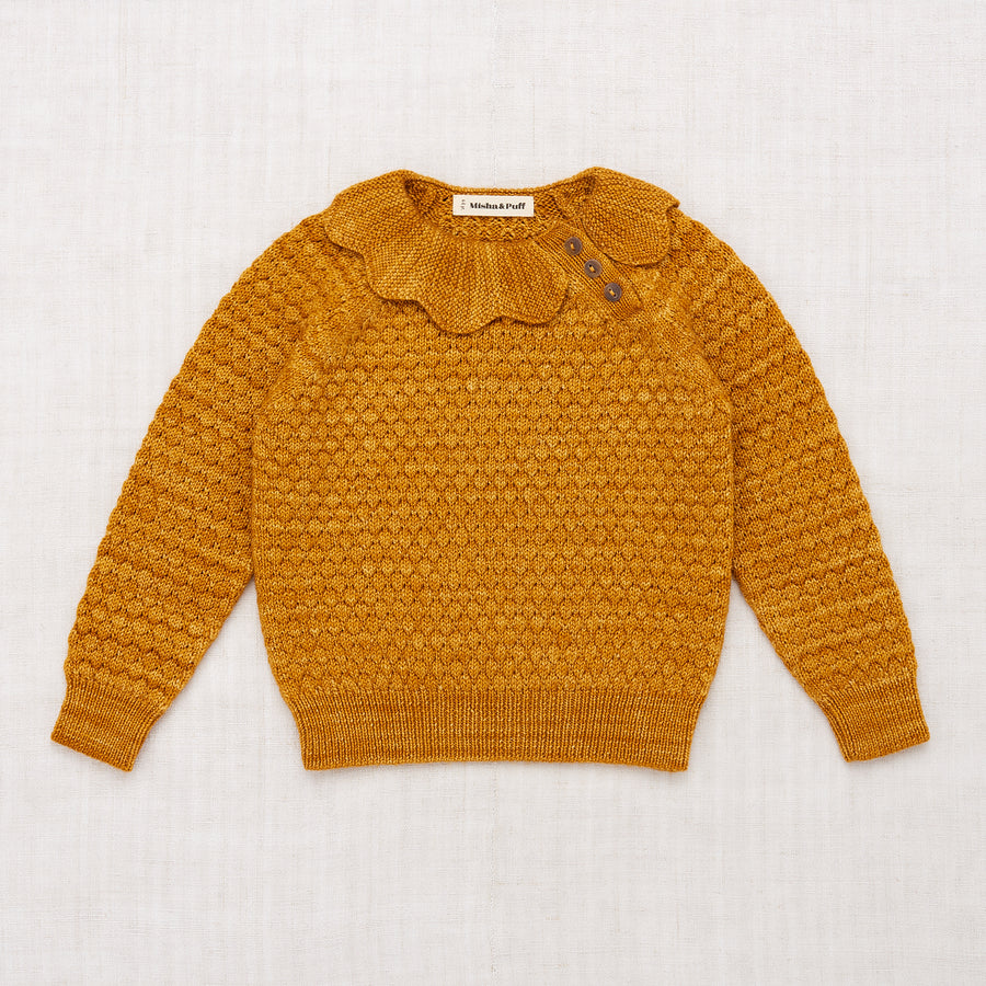 Misha and Puff Flower Pullover - Marigold – Ladida