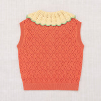 Misha and Puff knitwear Misha and Puff Melon Hearts Eyelet Zoe Vest