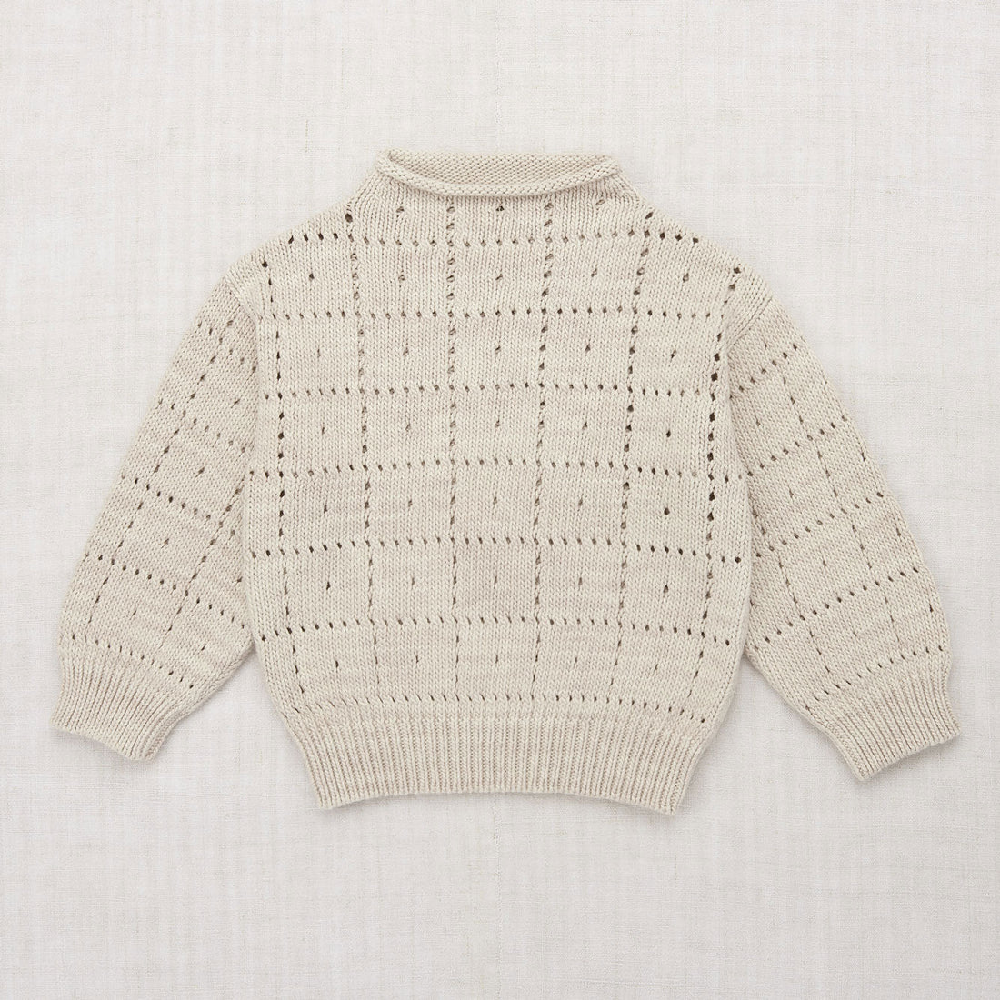 Misha and Puff knitwear Misha and Puff Moon Windowpane Pullover