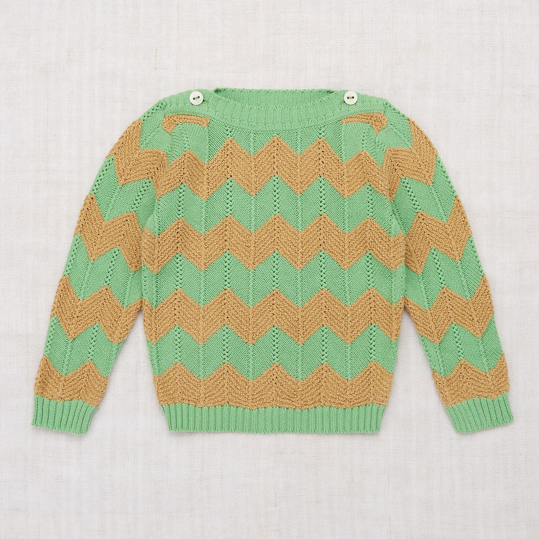 Misha and Puff knitwear Misha and Puff Peapod Ziggy Boardwalk Boatneck